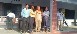 कौशाम्बी18सितम्बर23*नेशनल इंटर कॉलेज भरवारी कौशांबी के पुनः प्रबंधक निर्वाचित हुए रवि नारायण तिवारी*