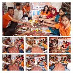 हल्द्वानी 18 सितम्बर 2023* प्रधानमंत्री श्री नरेन्द्र मोदी जी के सकुशल लंबी आयु के लिए हवन यज्ञ कर भगवान से प्रार्थना कर मिष्ठान प्रसाद वितरण किया गया।