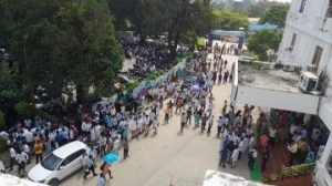 कानपुर नगर20सितम्बर23*मंधना कानपुर के रामा यूनिवर्सिटी में लगी भयंकर आग अफरा तफरी मची*👇