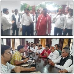 कौशाम्बी20सितम्बर2023*तहसील में व्याप्त भ्रष्टाचार और अनियमितता के खिलाफ वकीलों ने भरी हुंकार*