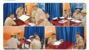 कानपुर23सितम्बर23*बुढ़वा मंगल  त्योहार को लेकर पुलिस आयुक्त ने पनकी चौकी में बैठक की।