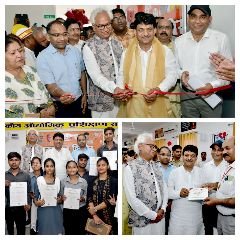 लखनऊ25सितम्बर23मंत्री कपिल देव अग्रवाल ने रक्त दान करने वाले आईटीआई स्टाफ एवं विद्यार्थियों का किया उत्साह वर्धन