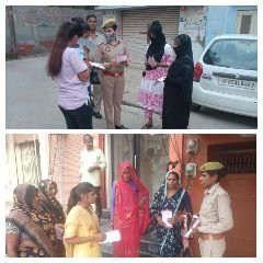 मथुरा25सितम्बर23*मिशन शक्ति अभियान"* के अन्तर्गत छात्र/छात्राओं, बालिकाओं एवं महिलाओं को जागरूक किया गया। 