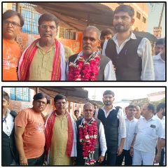 कौशाम्बी26सितम्बर23*तहसील संघ के अध्यक्ष पद पर लखन लाल गर्ग ने लहराया परचम*