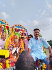 कानपुर27सितम्बर23*गणेश भगवान की विसर्जन यात्रा निकाली गई