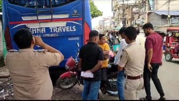 भागलपुर27सितम्बर23*टाइल्स दुकान में अज्ञात अपराधियों द्वारा गोलीबारी की घटना को अंजाम दिया गया,