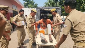 हरदोई30सितम्बर23*पांच साल की बच्ची के साथ रेप करने वाले शराबी को पुलिस ने मुठभेड़ के बाद पकड़ा ,