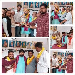 हाथरस29सितम्बर23*हाथरस दाऊ जी दंगल में ऐतिहासिक सफलता पर मुनेशपाल बघेल का किया गया ऐतिहासिक स्वागत।