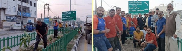 पंजाब 21 अक्टूबर 2023* अबोहर हनुमानगढ रोड सुंदर नगरी पर चलाया गया 122वां सफाई अभियान