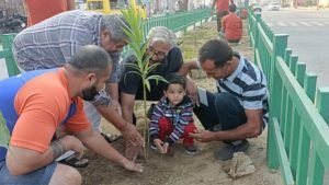 पंजाब 21 अक्टूबर 2023* सफाई अभियान के दौरान अपना अबोहर अपनी आभा टीम ने किया पौधारोपण