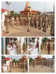 कानपुर नगर2अक्टूबर23*महात्मा गांधी व लाल बहादुर शास्त्री की जयंती पर साढ़ थानाध्यक्ष ने माल्यर्पण किया।