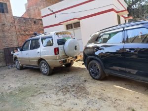 कौशाम्बी10अक्टूबर23*जरायम के धंधे में लिप्त वाहनों का पार्किंग स्थल बना सरकारी अस्पताल*