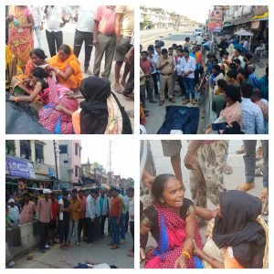 कौशाम्बी20अक्टूबर23*तेज रफ्तार डंफर ने युवक को कुचला,हुई दर्दनाक मौत*