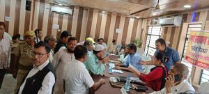 अयोध्या21अक्टूबर23*सम्पूर्ण समाधान दिवस में 80 शिकायतों में 7 निस्तारित