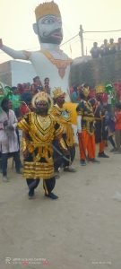 कौशाम्बी24अक्टूबर23*अत्याचारी रावण का प्रभु श्री राम ने किया अंत*