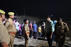 चित्रकूट26अक्टूबर23*पुलिस अधीक्षक द्वारा विसर्जन स्थल का भ्रमण कर सुरक्षा व्यवस्था का लिया जायजा चित्रकूट