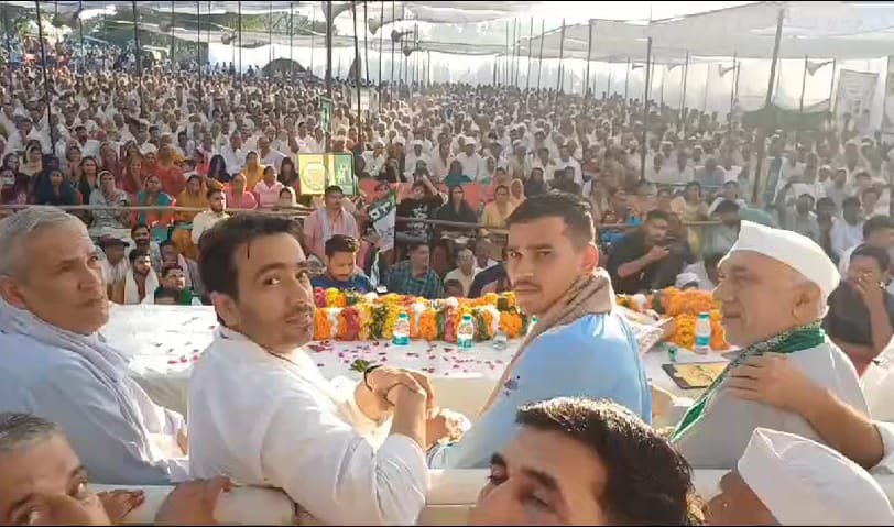 मुजफ्फरनगर26अक्टूबर23*RLD अध्यक्ष जयंत चौधरी पहुंचे मुजफ्फरनगर