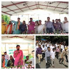 प्रयागराज01अक्टूबर23*प्रमुख सचिव एम देवराज जी ने स्वच्छता सेवा कार्यक्रम के अंतर्गत शपथ एवं रैली में जनप्रतिनिधियों के साथ प्रतिभाग किया।