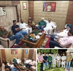 पंजाब 01 अक्टूबर 2023* आम आदमी पार्टी में शामिल होने के बाद अबोहर में वरिष्ठ एडवोकेट हरप्रीत सिंह से मिलने पहुंचे पूर्व विधायक अरुण नारंग 
