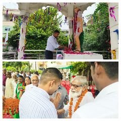 कानपुर2अक्टूबर23*जिलाधिकारी ने कलक्ट्रेट प्रांगण में गाँधी जी एवम लालबहादुर शास्त्री की प्रतिमा पर माल्यार्पण किया। कानपुर2अक्टूबर23*जिलाधिकारी ने कलक्ट्रेट प्रांगण में गाँधी जी एवम लालबहादुर शास्त्री की प्रतिमा पर माल्यार्पण किया।