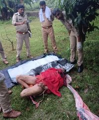 प्रयागराज2अक्टूबर23*मन्दिर के पुजारी की हत्या।