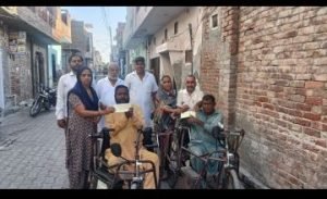 पंजाब 02 अक्टूबर 2023* सरबत का भला संस्था द्वारा जरूरतमंद लोगों को 1000-1000 रूपये के चैक बांटे गये