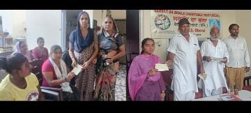 पंजाब 03 अक्टूबर 2023* सरबत का भला संस्था द्वारा जरूरतमंद लोगों को 1000-1000 रूपये के चैक बांटे गये