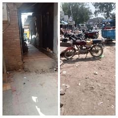 कानपुर07अक्टूबर23*शिवराजपुर नगर पंचायत के शिवली रोड के सामने कब्जा शुरू