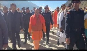 रुद्रप्रयाग08अक्टूबर23*सीएम योगी आदित्यनाथ बाबा केदारनाथ धाम पहुंचे,