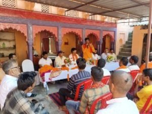 कौशाम्बी09अक्टूबर23*सनातन धर्म में मानव, पशु और प्राकृति सभी का आदर- अवधेश*