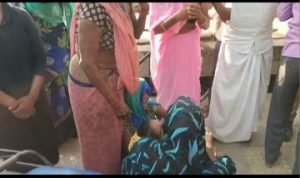 कौशाम्बी09अक्टूबर23*डॉक्टर की लापरवाही सर मैडम बच्चे की मौत।