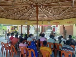 कौशाम्बी10अक्टूबर23*चरवा कोतवाल ने फरियादियों की समस्याओं को सुना*