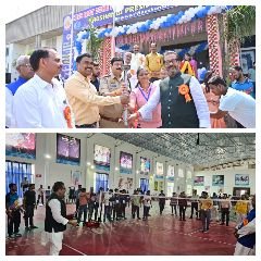 कौशाम्बी12अक्टूबर23*कौशांबी जिले में ईस्ट जोन बैडमिंटन चैंपियनशिप का डीएम द्वारा किया गया शुभारंभ......*