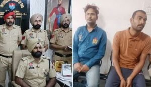 पंजाब 14 अक्टूबर 2023* मारपीट करने तथा किटनेपिंग के मामले भगौड़ा दो भाई काबू