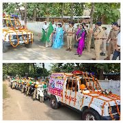 बहराइच15अक्टूबर23*जिले में मिशन शक्ति अभियान अंतर्गत सदर विधायक व डीएम ने रैली को दिखायी हरी झण्डी। बहराइच15अक्टूबर23*जिले में मिशन शक्ति अभियान अंतर्गत सदर विधायक व डीएम ने रैली को दिखायी हरी झण्डी।