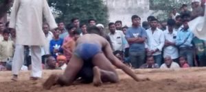 कौशाम्बी15अक्टूबर23*बम्हरौली के रामकिशुन ने चीता को पछाड़कर बने दंगल चैंपियन*