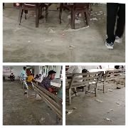 कौशाम्बी17अक्टूबर23*लेखपाल कक्ष के अंदर लगा गन्दगी का अंबार*