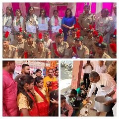 बहराइच21अक्टूबर23*जनप्रतिनिधियों ने कन्याओं का किया बन्दन व पूजन, कन्याओं को कराया भोज, बहराइच21अक्टूबर23*जनप्रतिनिधियों ने कन्याओं का किया बन्दन व पूजन, कन्याओं को कराया भोज,