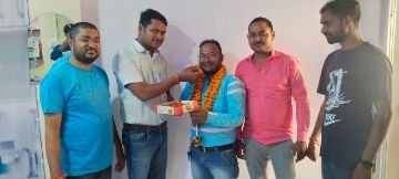 कौशाम्बी23अक्टूबर23*स्वर्णकला सोसाइटी के जिलाध्यक्ष बने ज्ञानू सोनी का स्वागत*