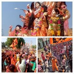 कौशाम्बी24अक्टूबर23*मां के जयकारे के साथ विसर्जित हुई प्रतिमाएं* कौशाम्बी24अक्टूबर23*मां के जयकारे के साथ विसर्जित हुई प्रतिमाएं*