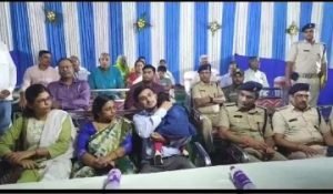 भागलपुर26अक्टूबर23*जिलाधिकारी ने विजयादशमी के शुभ अवसर पर रावण का किया पुतला दहन।