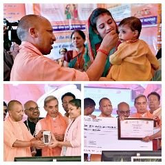 बागपत26अक्टूबर23*मुख्यमंत्री योगी आदित्यनाथ ने ₹351 करोड़ की 311 विकास परियोजनाओं का लोकार्पण/शिलान्यास किया।