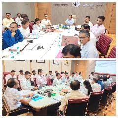 कानपुर नगर26अक्टूबर23*मण्डलायुक्त मण्डल के सभी जिलाधिकारियों के साथ की विकास कार्यों की समीक्षा।