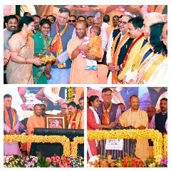 कानपुर नगर28अक्टूबर23*सीएम ने डॉ0 चिरन्जी लाल इण्टर कॉलेज किदवई नगर में 501 करोड़ की 153 विकास परियोजनाओं का लोकार्पण व शिलान्यास किया।