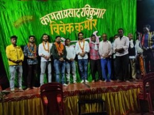 अयोध्या28अक्टूबर23*भाजपा पिछड़ा मोर्चा नगर उपाध्यक्ष के द्वारा रौजागांव रामलीला का किया गया शुभारंभ