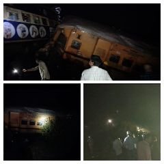 *विशाखापत्तनम से रायगड़ा जा रही एक यात्री ट्रेन विजयनगरम ज़िले में पटरी से उतर गई* *विशाखापत्तनम से रायगड़ा जा रही एक यात्री ट्रेन विजयनगरम ज़िले में पटरी से उतर गई*
