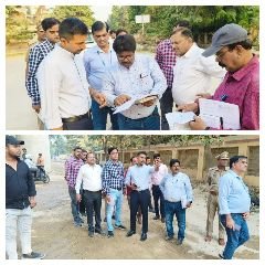 कानपुर30अक्टूबर2023*निर्माणाधीन आरओबी की प्रगति एवं यूटिलिटी सुविधाओं के स्थानांतरण की प्रगति के संबंध में निरीक्षण किया गया।