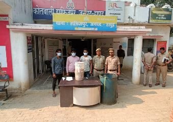 हापुड़31अक्टूबर23*तेल चोरी करने वाले गिरोह का पर्दाफाश
