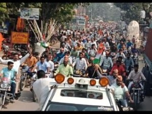 कानपुर31अक्टूबर23*सैलाब सरदार वल्लभभाई पटेल की जयंती पर निकाली गई विशाल बाइक रैली बिल्हौर