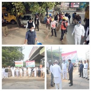 मथुरा 20 नवम्बर 2023* सीआईएसएफ के जवानों ने किया मिशन लाइफ कार्यक्रम के अंतर्गत किया श्रमदान*